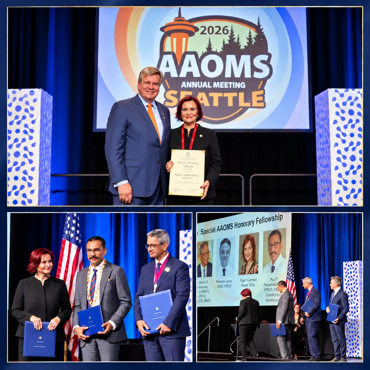 Prof. Dr. Figen Çizmeci Şenel’e AAOMS 2026 Special Honorary Fellowship Ödülü
